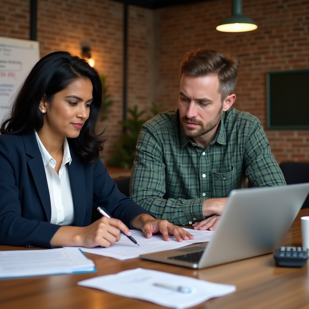 Community committee reviewing SEAI grant application documents